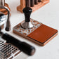 Tamping Station in Slate/Tan Leather