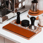 Tamping Station in Slate/Tan Leather
