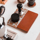 Tamping Station in Slate/Tan Leather