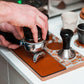 Tamping Station in Slate/Tan Leather