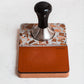 Tamping Station in Slate/Tan Leather